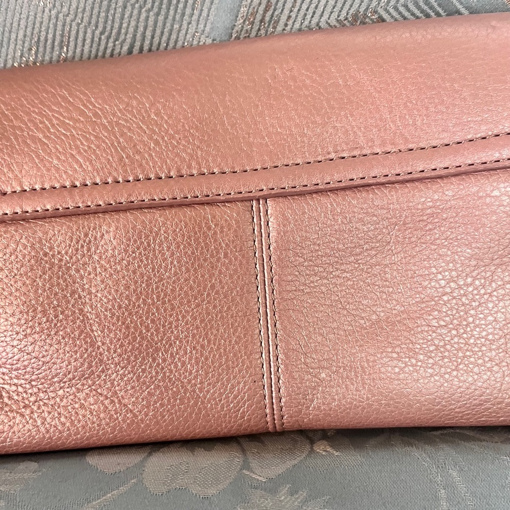 The Sak Rose Gold Embellished Leather Shoulder Bag - Picture 6 of 13